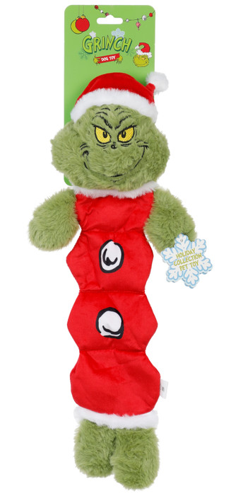 Thumbnail 1: THE GRINCH 18-Inch Plush Multi-Squeak Dog Toy 