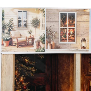 Thumbnail 2: Holiday Duck Windowpane Wall Decor 