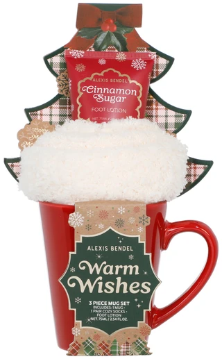 Thumbnail 1: AMERICAN EXCHANGE 3-Piece Foot Lotion Mug Gift Set 