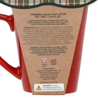 Thumbnail 2: AMERICAN EXCHANGE 3-Piece Foot Lotion Mug Gift Set 
