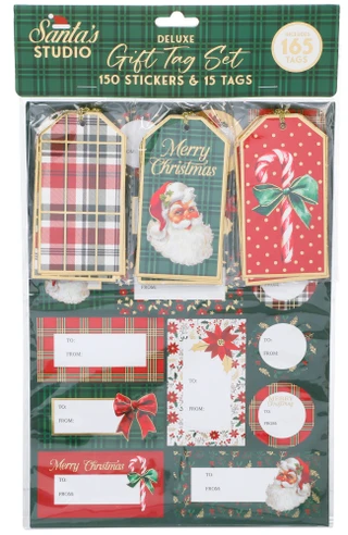 Thumbnail 1: Santa's Studio Deluxe Christmas Gift Tag Set 