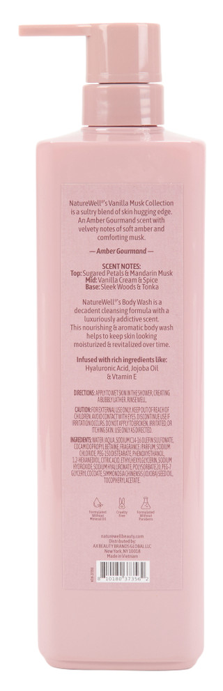 Thumbnail 2: NATURE WELL 33.8 oz Vanilla Musk Body Wash 