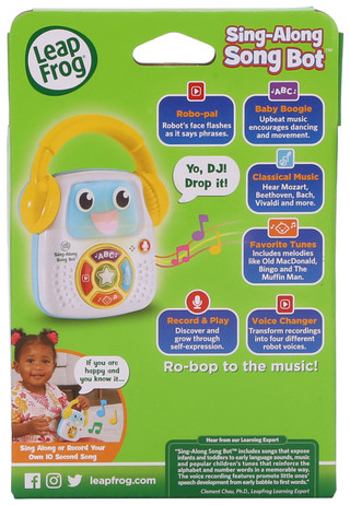 Thumbnail 2: Leap Frog Sing-Along Song Bot Toy with Mic 
