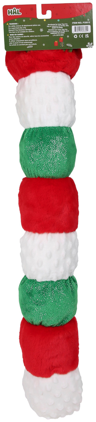 Thumbnail 2: Smoochy Pet Pals 26-Inch Holiday Caterpillar Pet Toy 