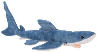 Thumbnail 1: Nature Planet  22 in Plush Blue Shark Toy 