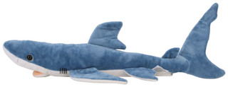 Thumbnail 2: Nature Planet  22 in Plush Blue Shark Toy 