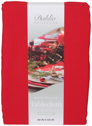 Thumbnail 1: Dahlia Collection Water Resistant Oblong Tablecloth 