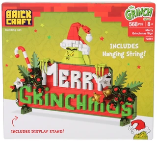 Thumbnail 1: THE GRINCH Merry Grinchmas Sign Building Set 