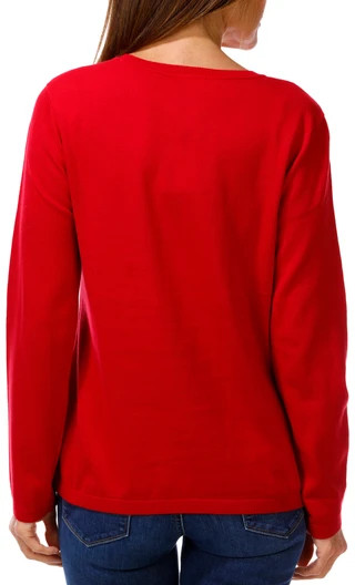 Thumbnail 2: Nautica Women's Jacquard Lurex Sweater 