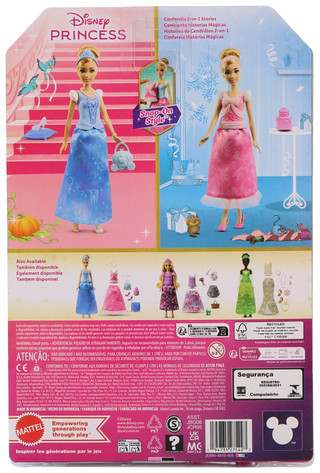 Thumbnail 2: Mattel Disney Princess 2-in-1 Cinderella Doll Set  