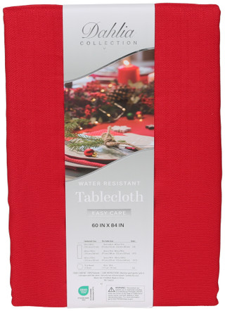 Thumbnail 2: Dahlia Collection Water-Resistant Oblong Tablecloth 