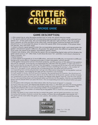 Thumbnail 2: Brooklyn Lollipop Critter Crusher Arcade Game 
