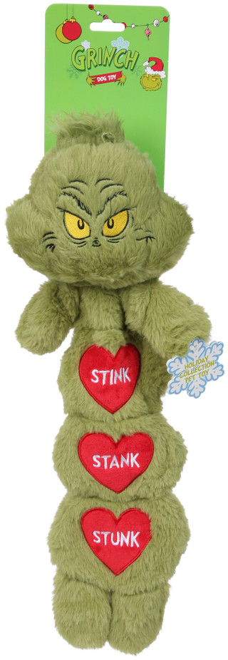 Thumbnail 1: THE GRINCH 18-Inch Multi-Squeak Plush Dog Toy 