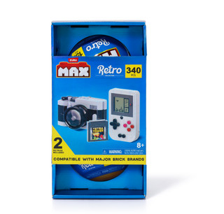 Thumbnail 1: Zuru Boys' Retro Building Brick 2-Pack 