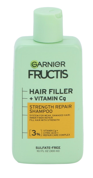 Thumbnail 1: Garnier Fructis Hair Filler + Vitamin Cg Strength Repair Shampoo 