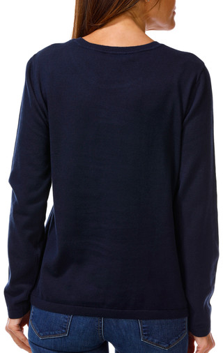 Thumbnail 2: Nautica Women's Long Sleeve Charlotte Dog Sweater 