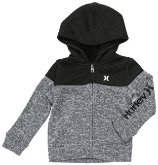 Thumbnail 1: Hurley Toddler Boys Sherpa Lined Full Zip Hoodie 