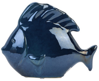Thumbnail 2: Kavana Ceramic Fish Coastal Home Accent 