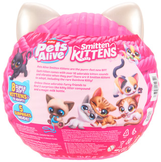 Thumbnail 2: Zuru Girls' Smitten Kittens Interactive Toy 