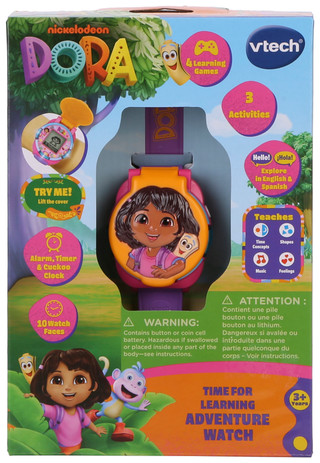 Thumbnail 1: VTech Time For Learning Dora Adventure Watch 