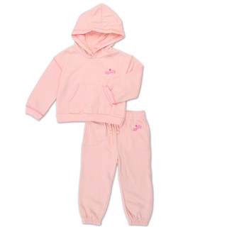 Thumbnail 1: Juicy Couture Toddler Girls 2 Pc Hoodie Jogger Fleece Set 