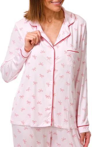 Thumbnail 2: Draper James Women's Bamboo Jersey Pajama Set 
