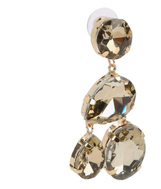 Thumbnail 2: BADGLEY MISCHKA Faceted Stone Drop Earrings 