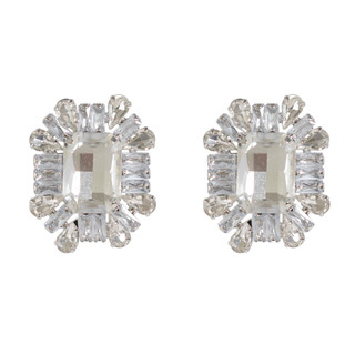 Thumbnail 2: BADGLEY MISCHKA Large Crystal Stud Earrings 