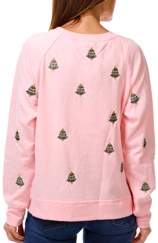 Thumbnail 2: Philosophy Women's Long Sleeve Sequin Tree Knit Top 
