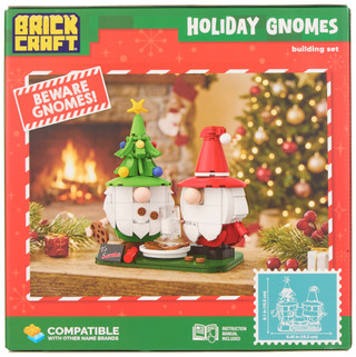 Thumbnail 2: Brick Craft Boys' Holiday Gnomes Building Set 