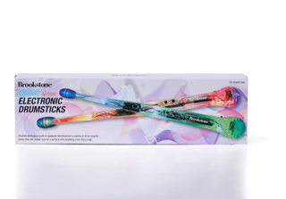 Thumbnail 1: Brookstone Light Up Electronic Drumsticks 