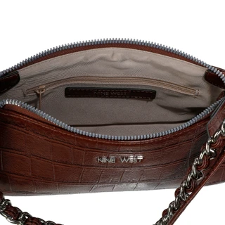 Thumbnail 3: NINE WEST Crossbody Bag with Chain Braid Handle & Removable Strap 