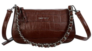 Thumbnail 1: NINE WEST Crossbody Bag with Chain Braid Handle & Removable Strap 