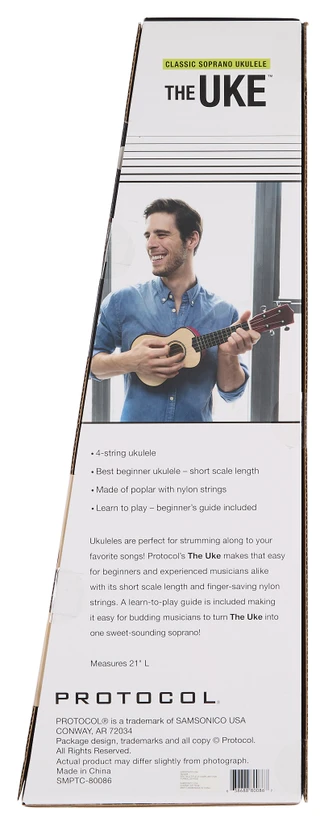 Thumbnail 2: Protocol Beginner's Classic Soprano Ukulele  