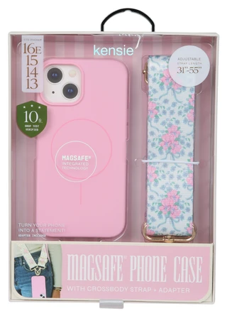Thumbnail 1: Kensie Magsafe Phone Case w/ Crossbody Strap 