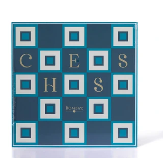 Thumbnail 1: Bombay Modern Luxe Collection Signature Chess Board Game 