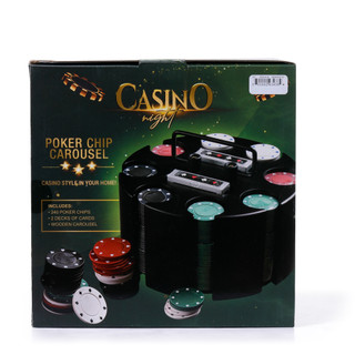 Thumbnail 1: Samsonico Casino Night Poker Chip Carousel 