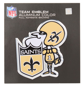 Thumbnail 1: NEW ORLEANS SAINTS New Orleans Saints Adhesive Aluminum Team Emblem 