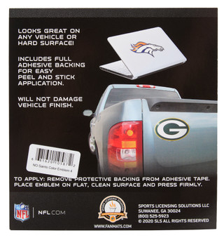 Thumbnail 2: NEW ORLEANS SAINTS New Orleans Saints Adhesive Aluminum Team Emblem 