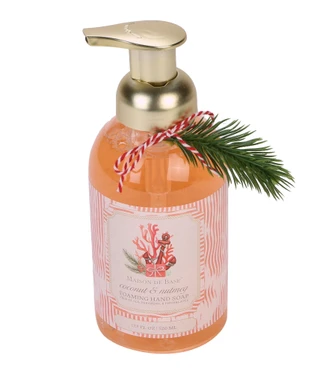 Thumbnail 1: MAISON DE BASE 17 oz Coconut & Nutmeg Christmas Hand Soap 