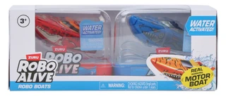 Thumbnail 1: Zuru 2 Pk Water-Activated Robo Boats  