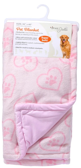 Thumbnail 1: Spike & Stella 30x40 Ultra Soft Double-Sided Pet Blanket 