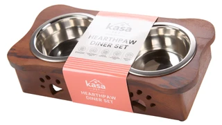 Thumbnail 1: Kasa Hearthpaw Diner Pet Bowls  