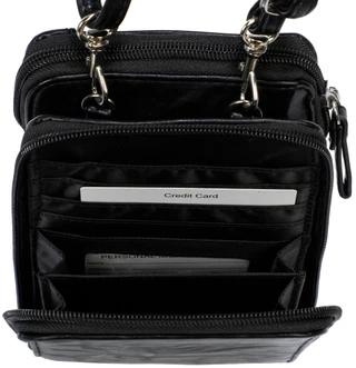 Thumbnail 2: Bueno Front Zip Wallet Crossbody 