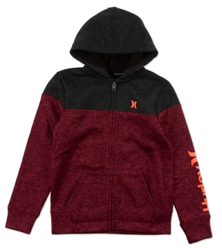 Thumbnail 1: Hurley Boys' Full Zip Hoodie 