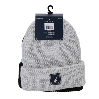 Thumbnail 2: Nautica Men's Fathom 2-Pack Beanie Set 