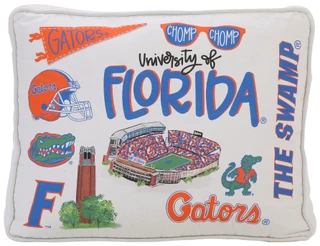 Thumbnail 1: Florida Gators 19x14 Canvas Puff Pillow 