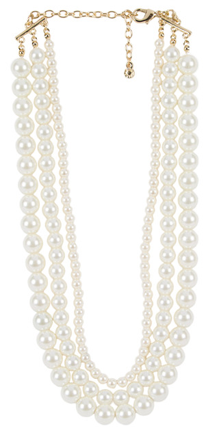 Thumbnail 1: Baublebar Triple Strand Beaded Necklace 