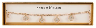 Thumbnail 1: ANNE KLEIN Clover Charm Bracelet 