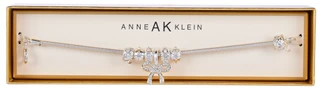 Thumbnail 1: ANNE KLEIN Pavé Bow Slider Bracelet 